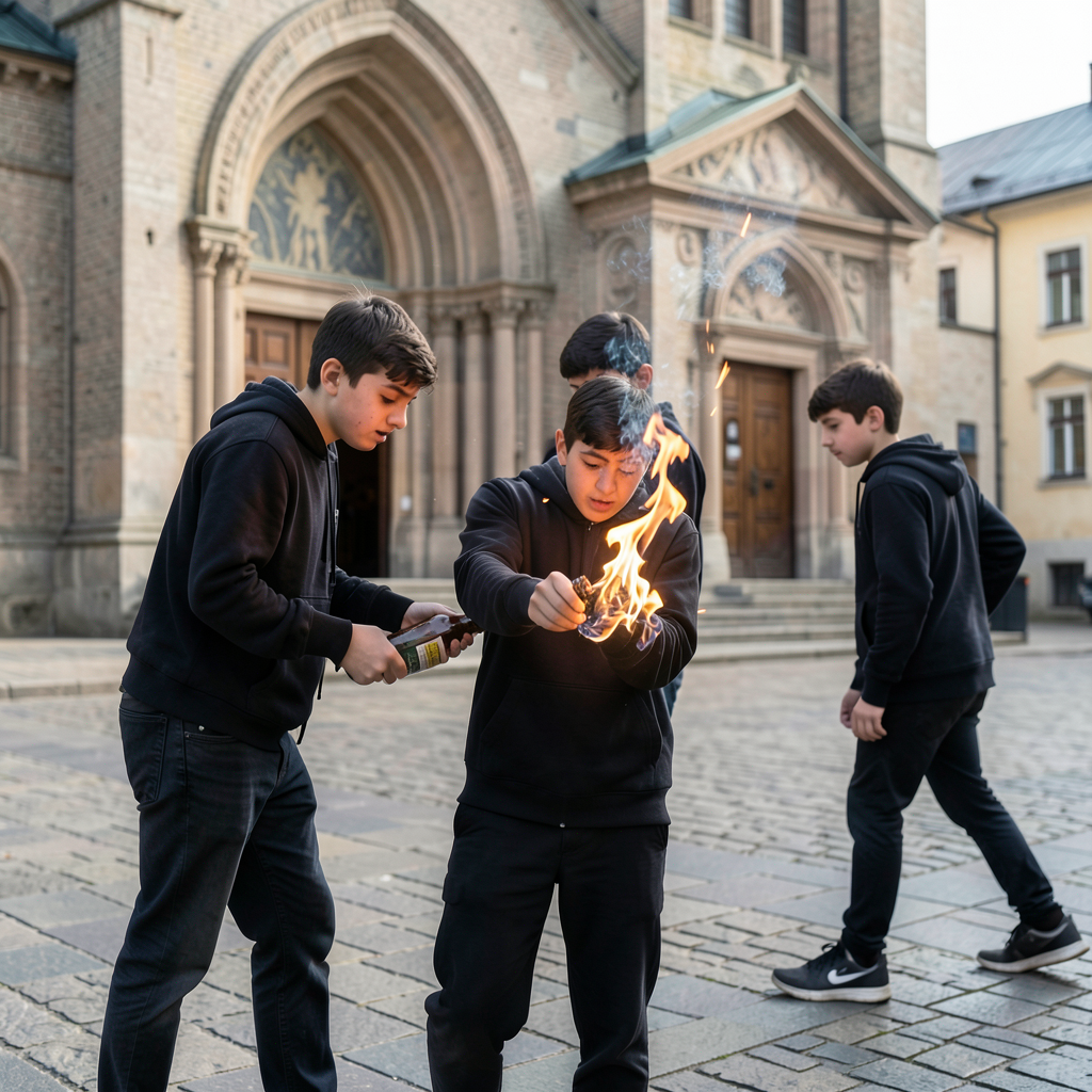 Seventeen-year-old admits fire charges over Kenton religious building